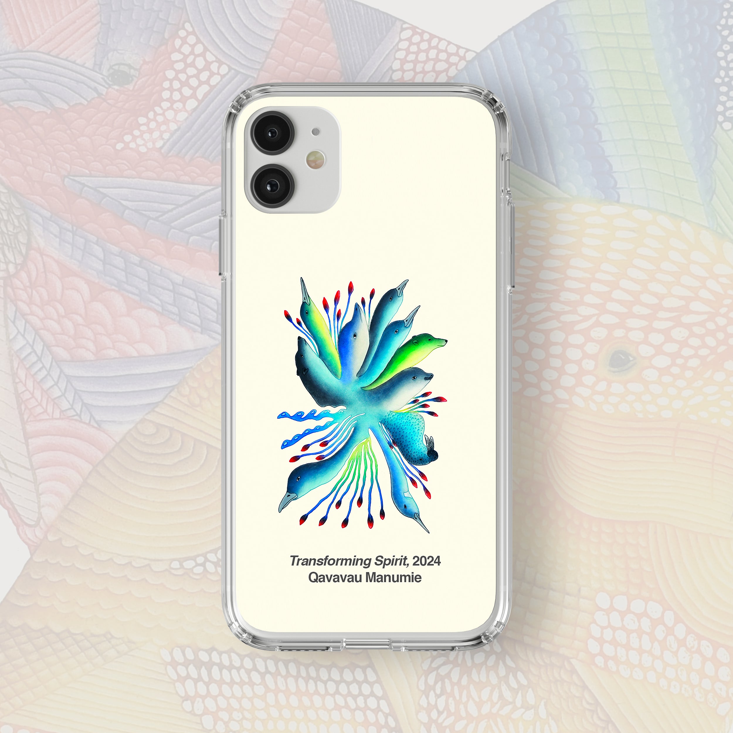 Transforming Spirit - Qavavau Manumie - iPhone Case