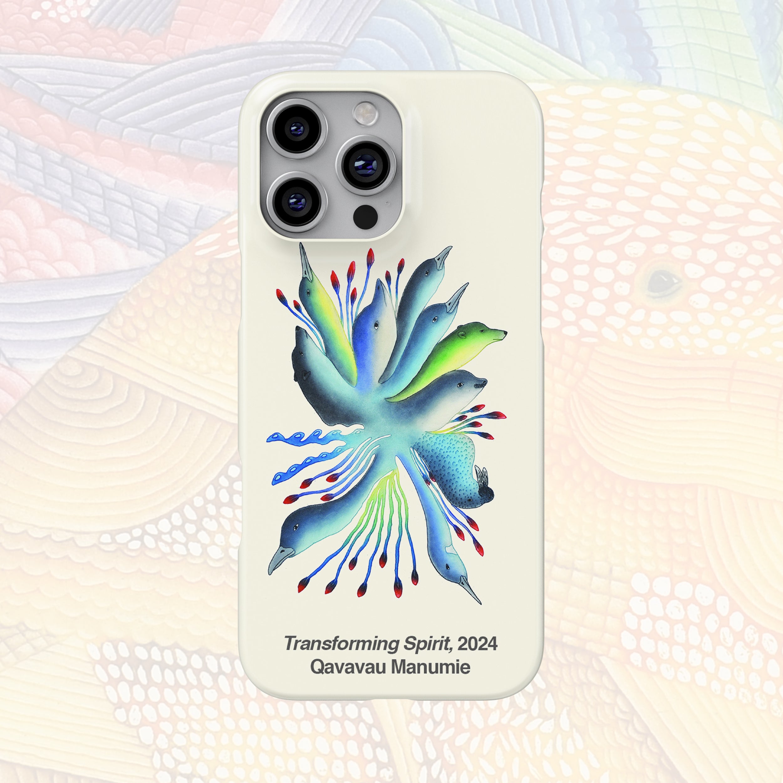 Transforming Spirit - Qavavau Manumie - iPhone Case