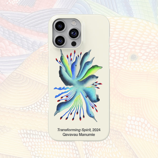 Transforming Spirit - Qavavau Manumie - iPhone Case