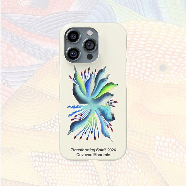 Transforming Spirit - Qavavau Manumie - iPhone Case