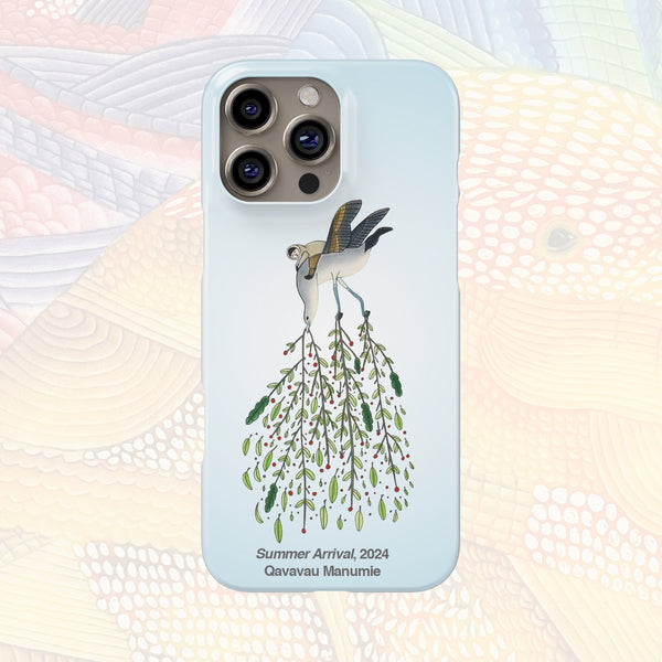 Summer Arrival - Qavavau Manumie - iPhone Case