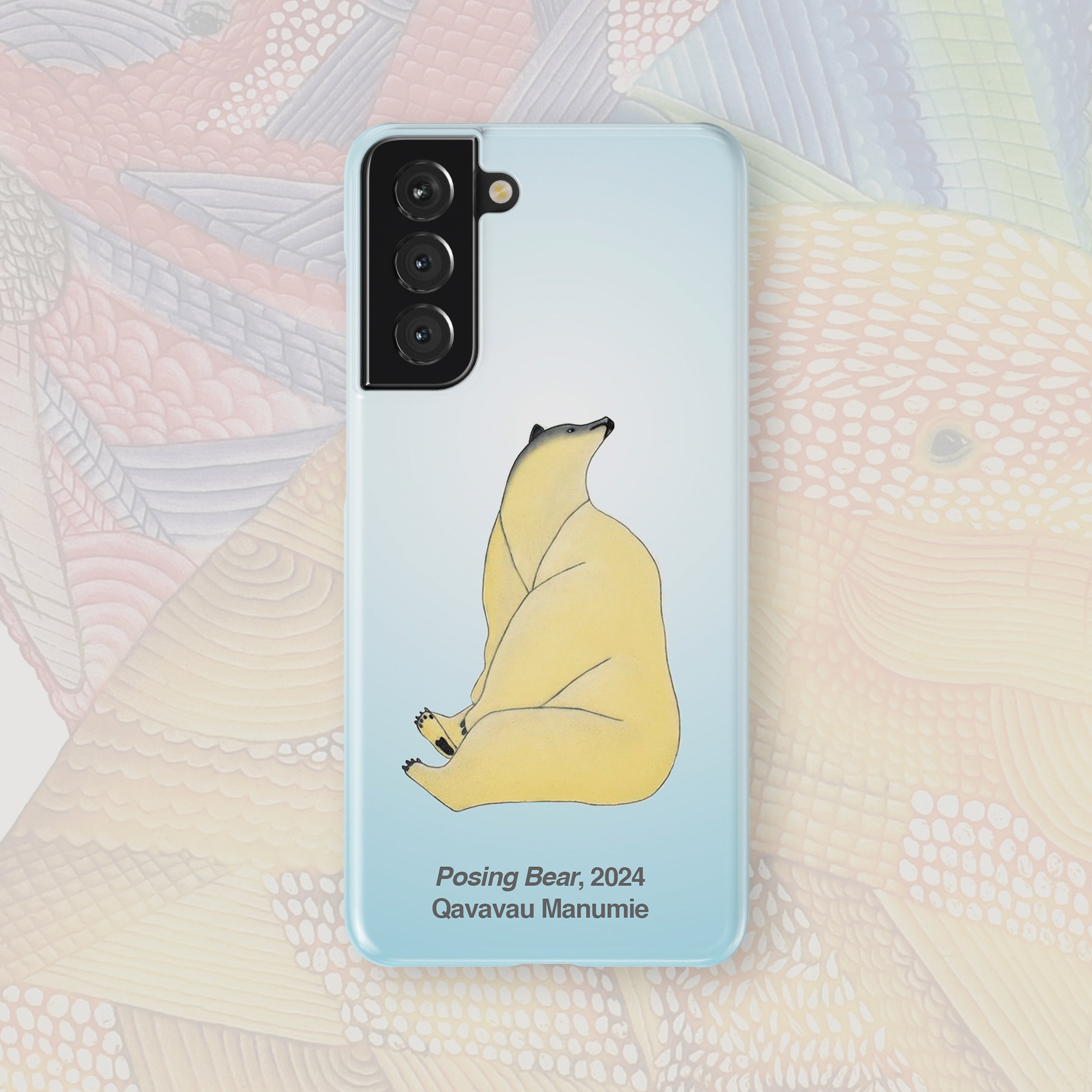 Posing Bear - Qavavau Manumie - Android Case