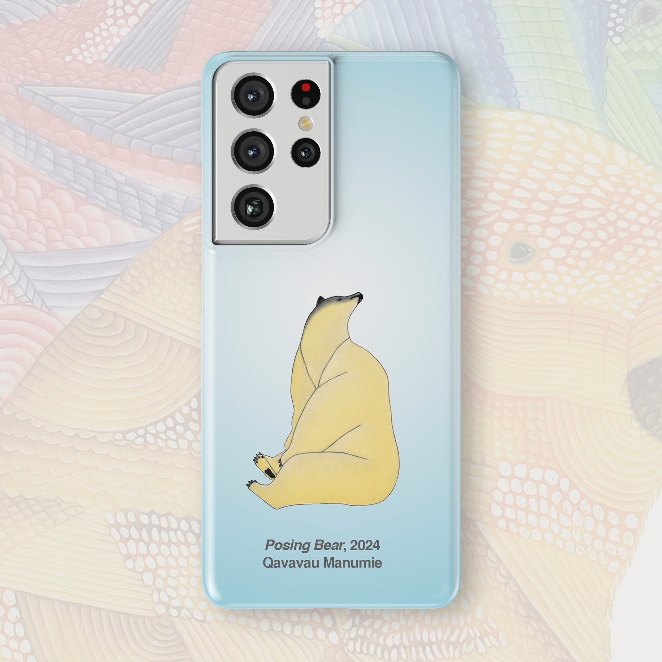 Posing Bear - Qavavau Manumie - Android Case