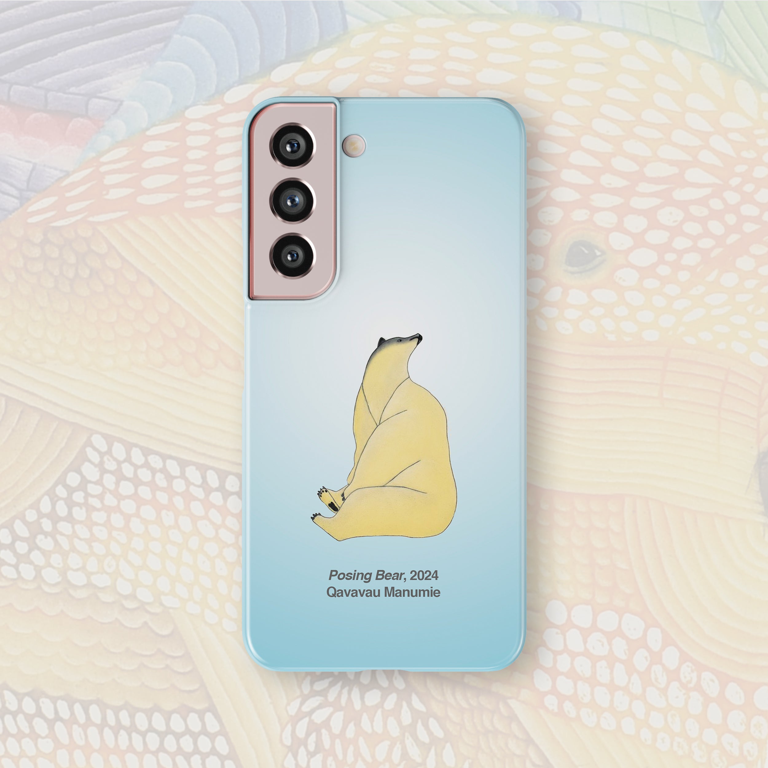 Posing Bear - Qavavau Manumie - Android Case