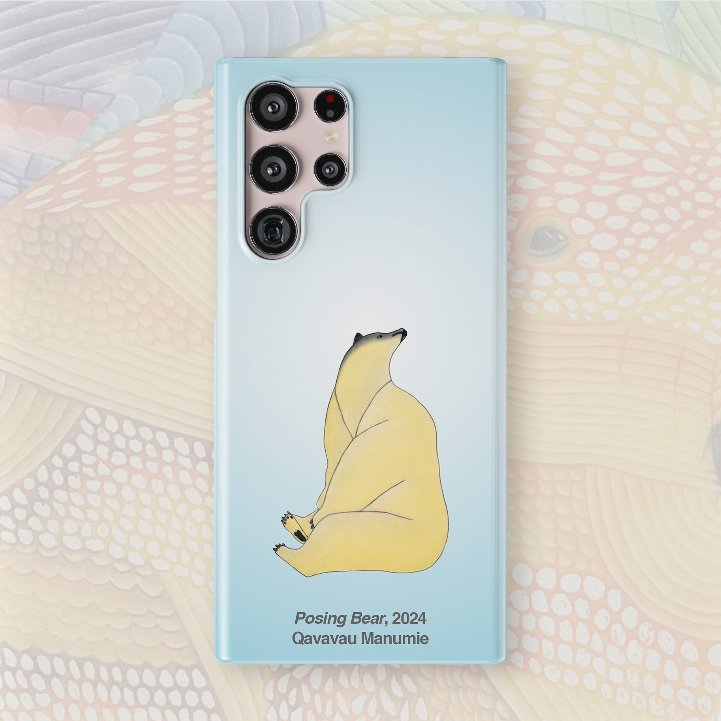 Posing Bear - Qavavau Manumie - Android Case