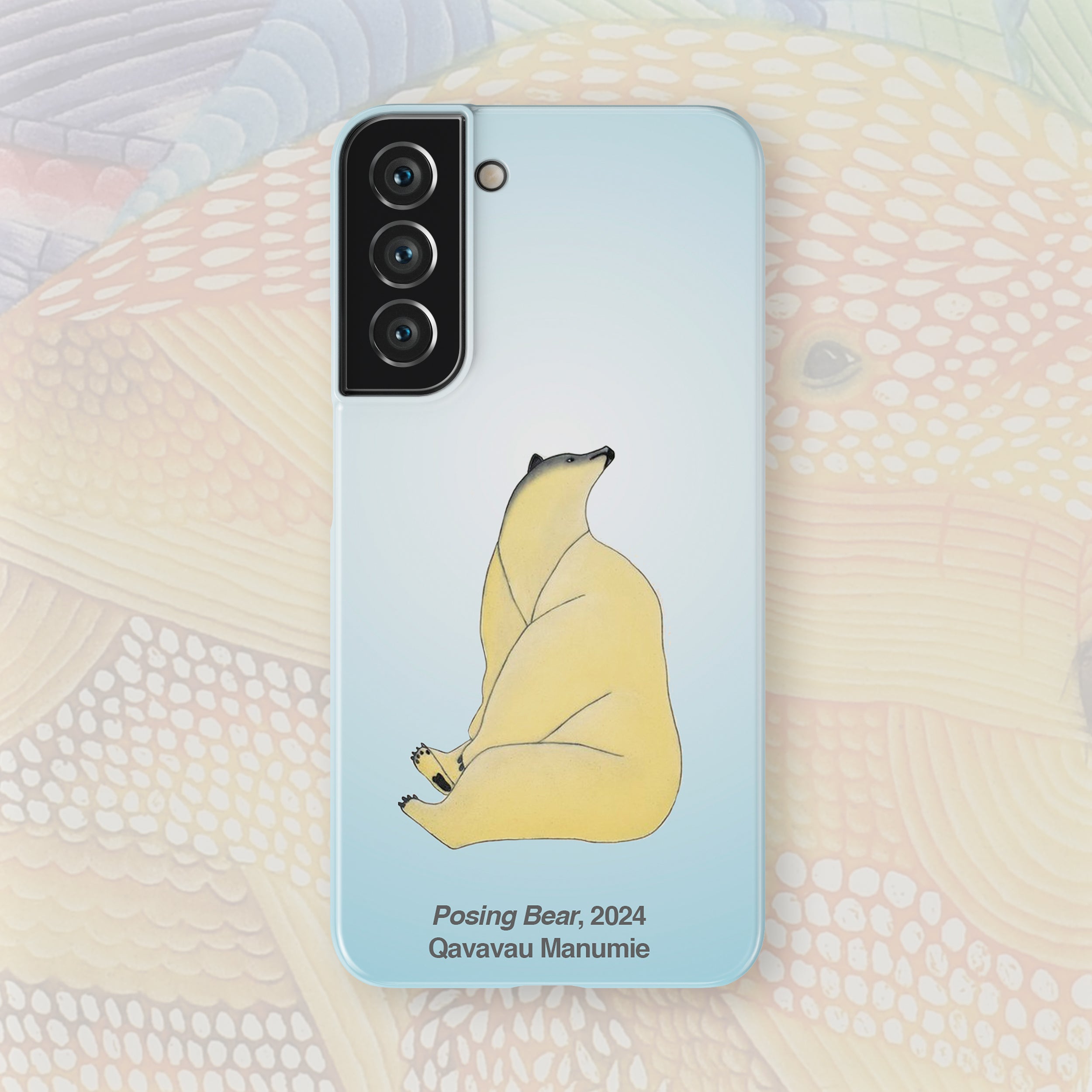 Posing Bear - Qavavau Manumie - Android Case