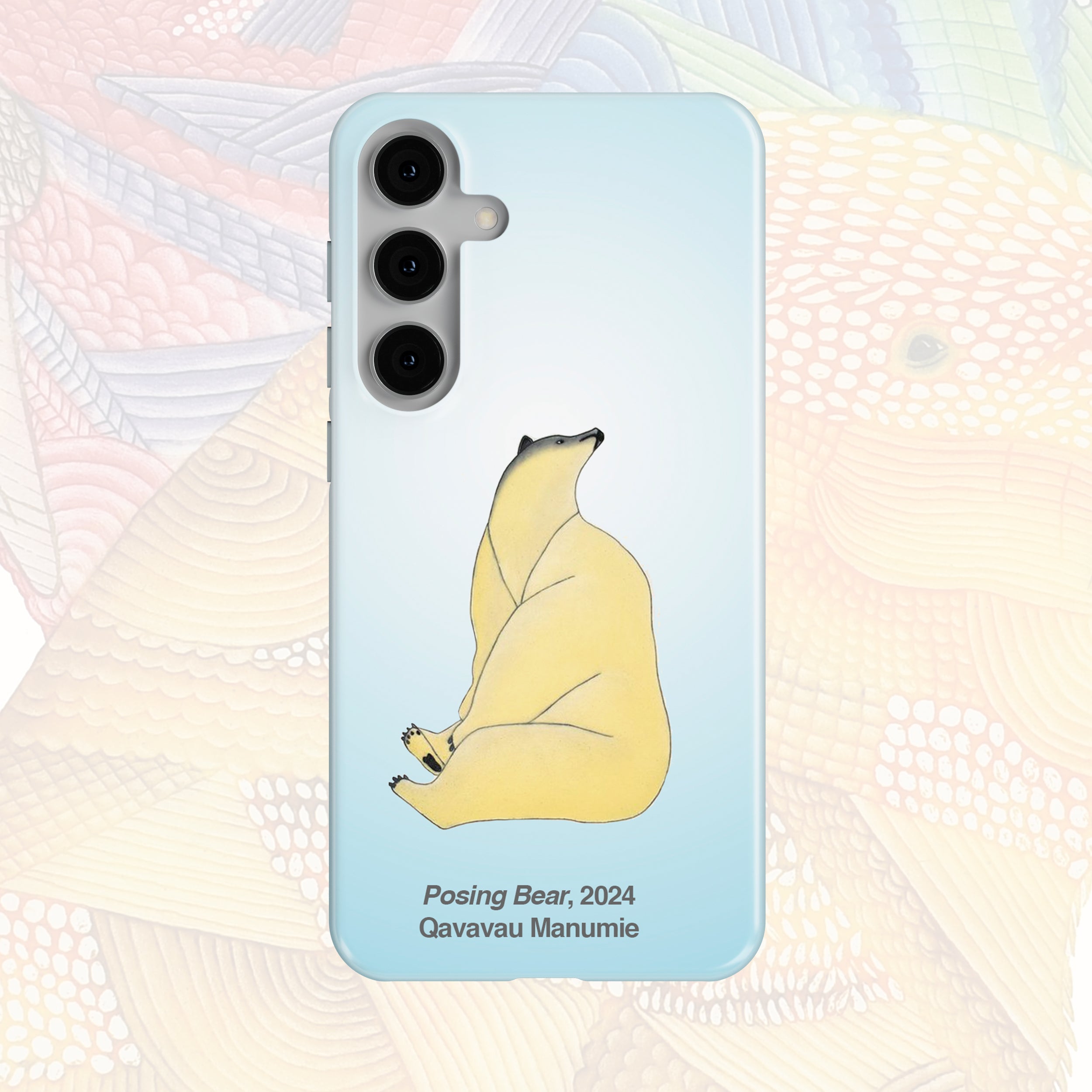 Posing Bear - Qavavau Manumie - Android Case