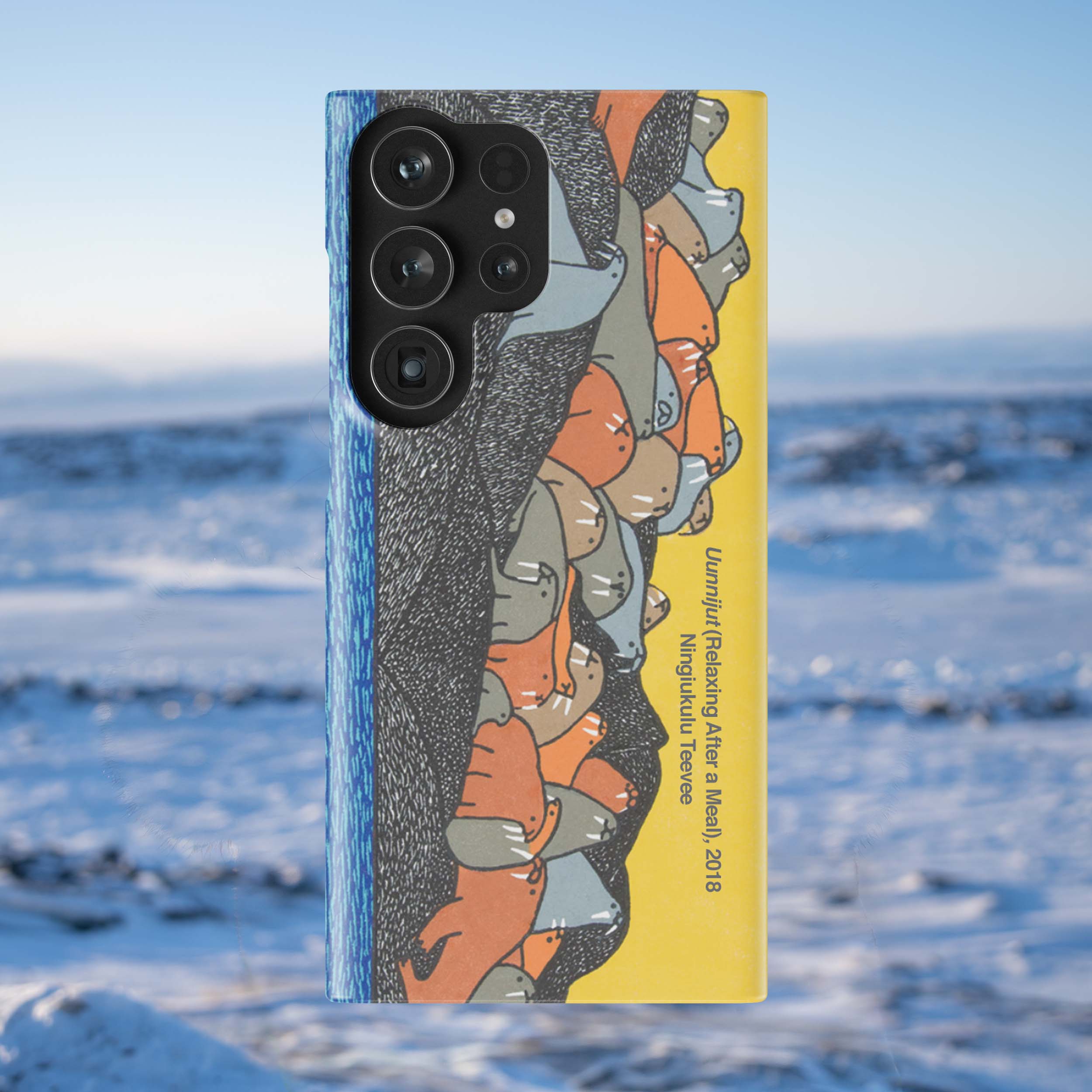 Uunnijut (Relaxing After A Meal) - Ningiukulu Teevee - Android Case