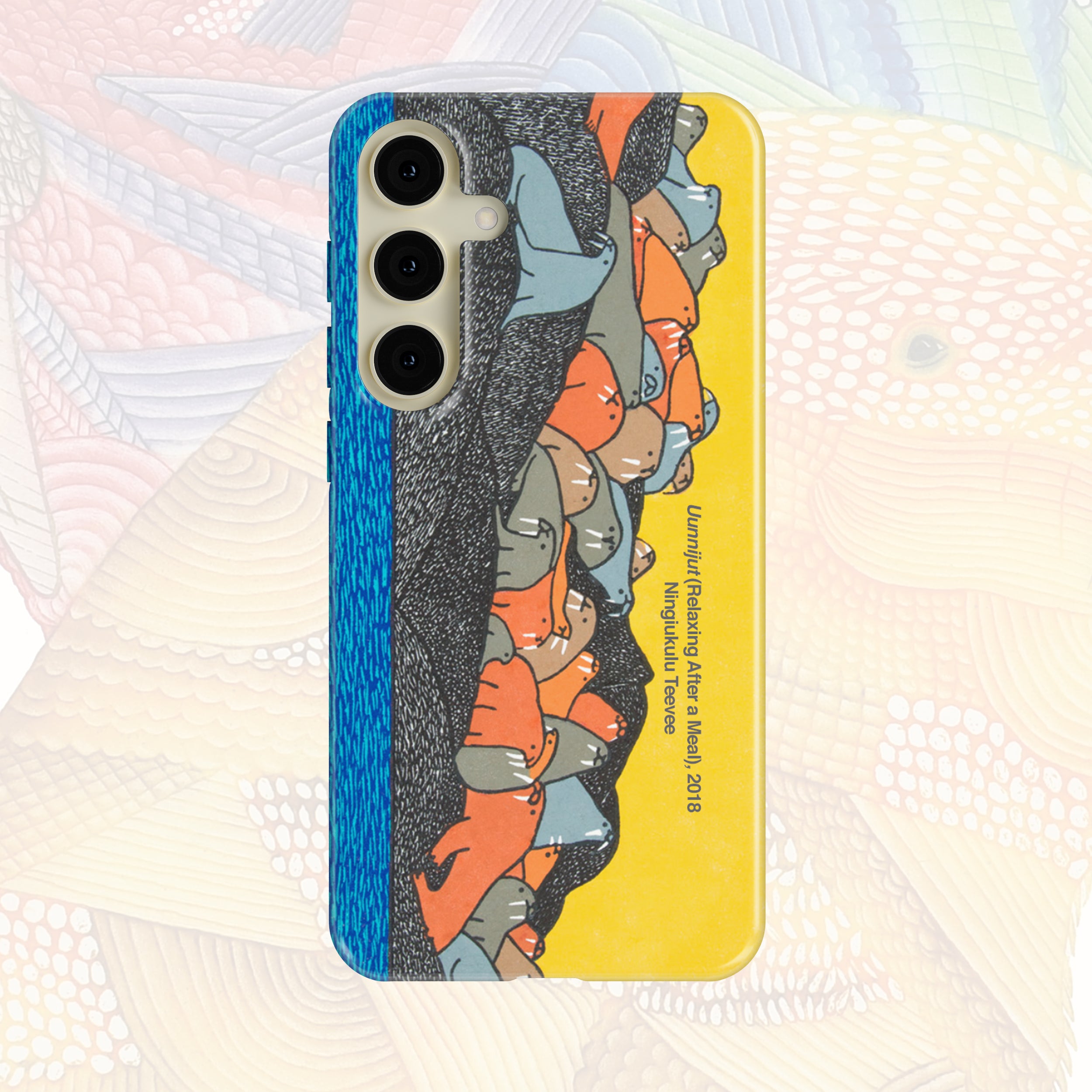 Uunnijut (Relaxing After A Meal) - Ningiukulu Teevee - Android Case
