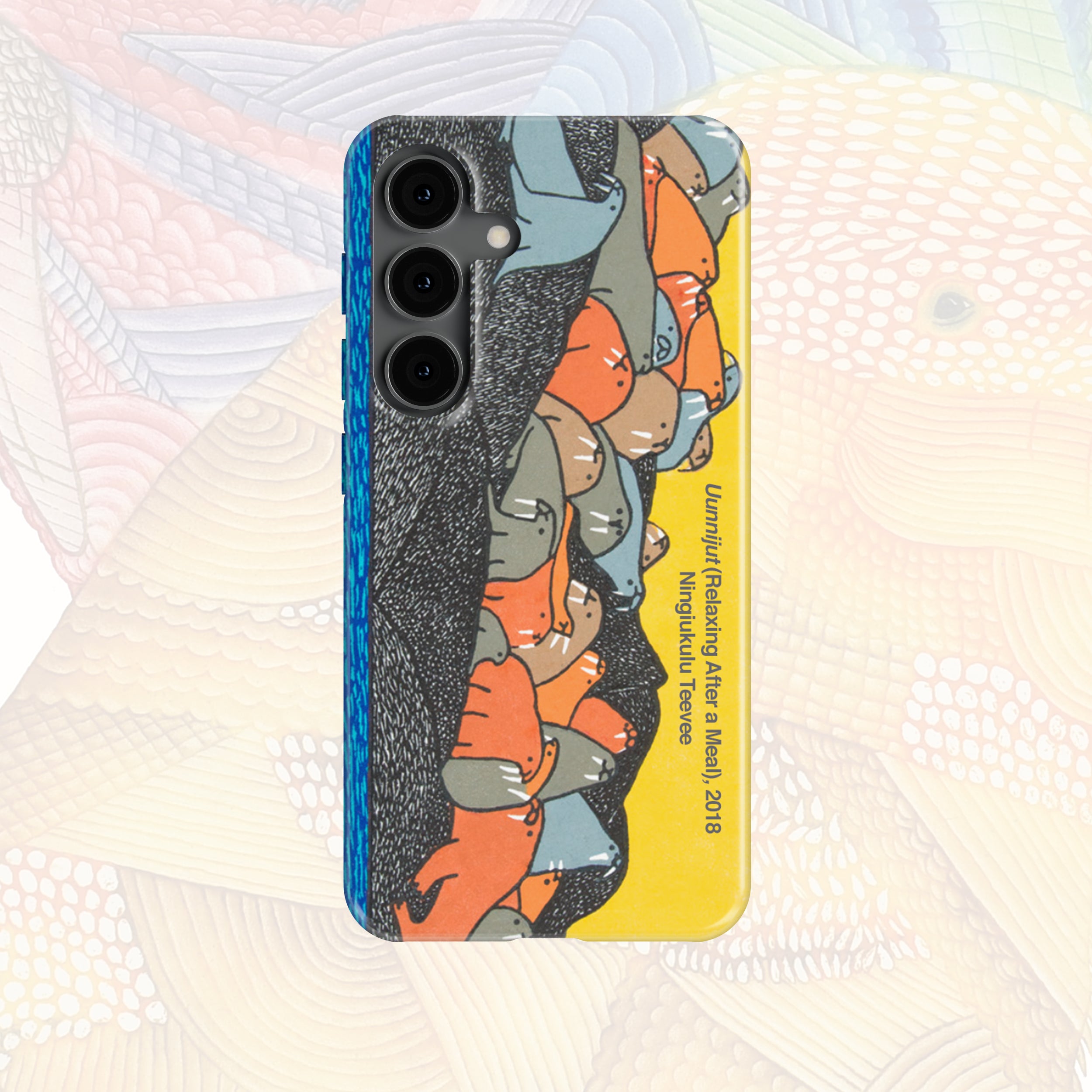Uunnijut (Relaxing After A Meal) - Ningiukulu Teevee - Android Case