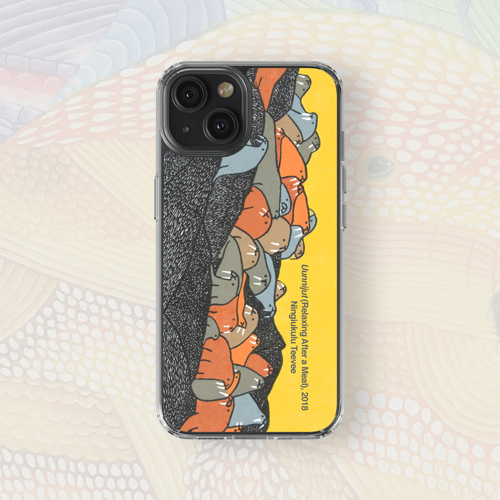 Uunnijut (Relaxing After A Meal) - Ningiukulu Teevee - iPhone Case