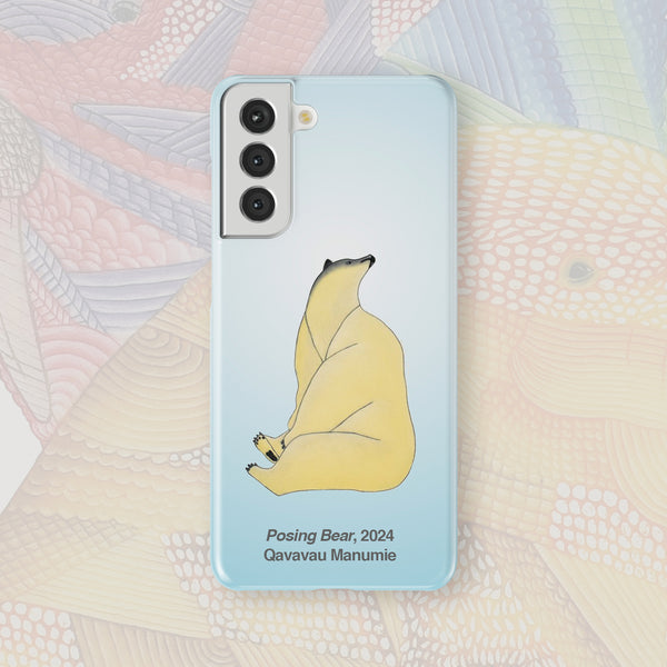 Posing Bear - Qavavau Manumie - Android Case