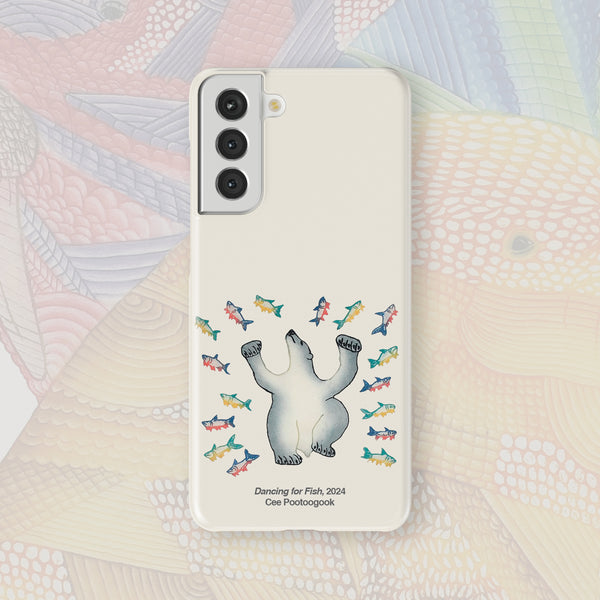 Dancing For Fish - Cee Pootoogook - Android Case