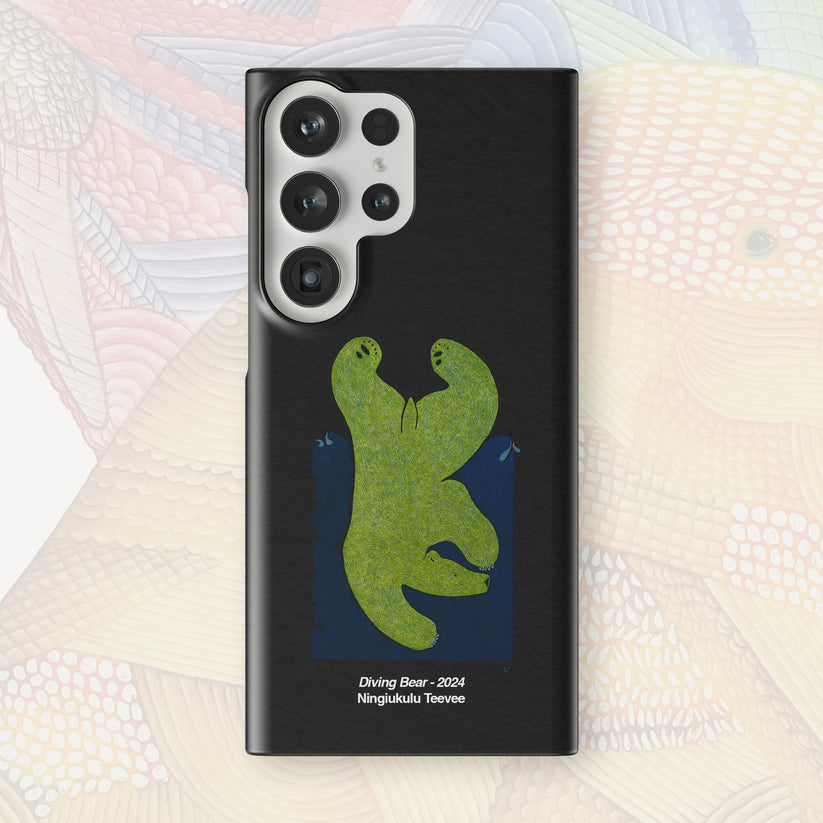Diving Bear - Ningiukulu Teevee - Android Case