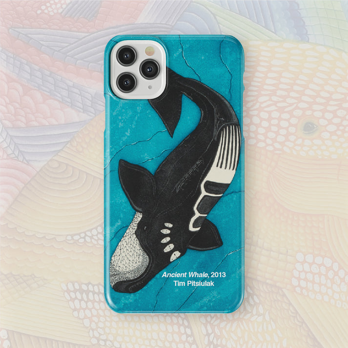 Ancient Whale - Tim Pitsiulak - iPhone Case