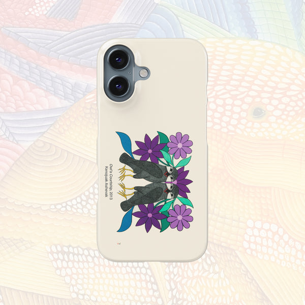 Owl’s Courtship - Kenojuak Ashevak - iPhone Case