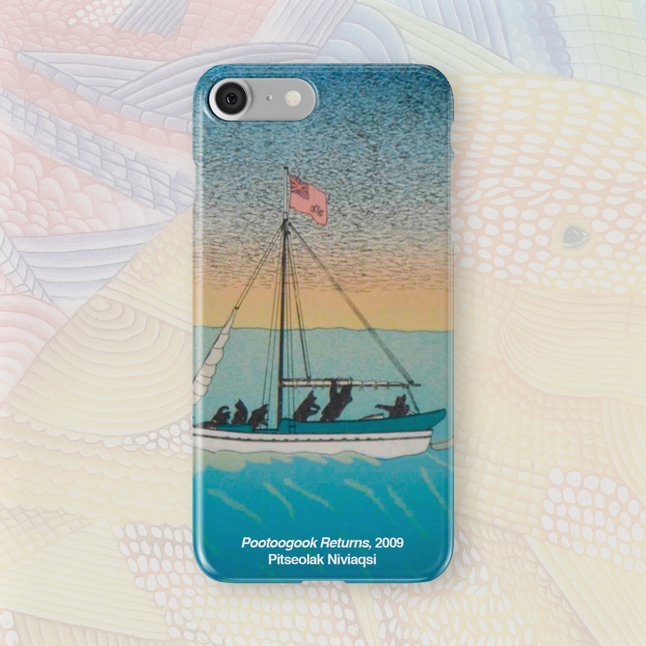 Pootogook Returns - Pitseolak Niviaqsi - iPhone Case
