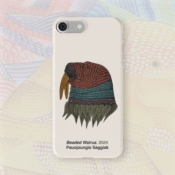 Beaded Walrus - Pauojoungie Saggiak - iPhone Case