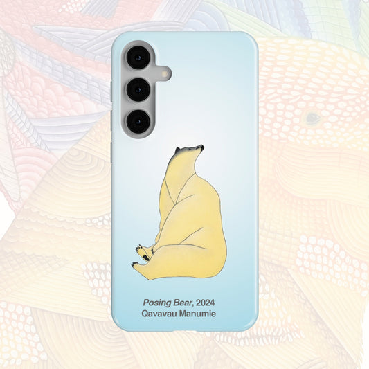 Galaxy S23 FE - Nunacase - Qavavau Manumie--Posing Bear - 2024