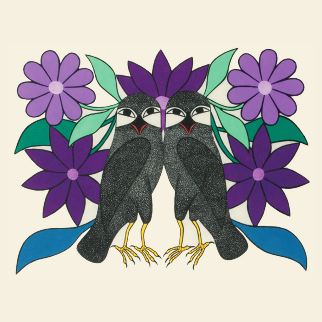 Owl’s Courtship - Kenojuak Ashevak - iPhone Case