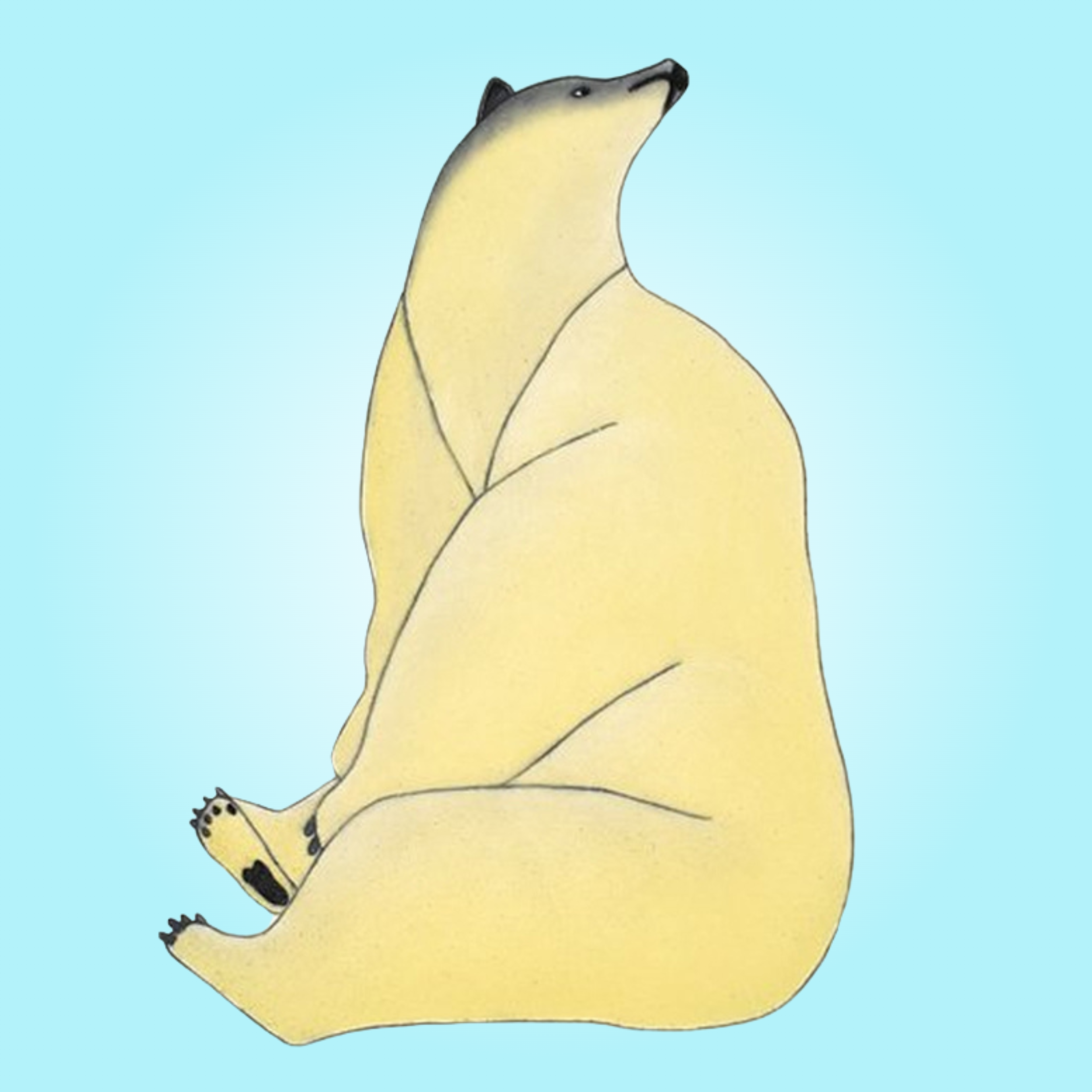 Posing Bear - Qavavau Manumie - iPhone Case