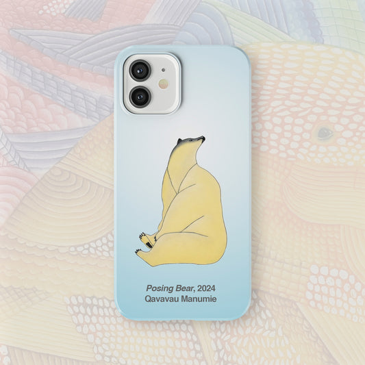 iPhone 12 / 12 Pro - Nunacase - Qavavau Manumie--Posing Bear - 2024