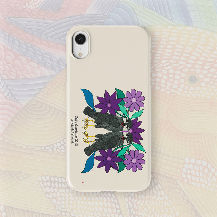 Owl’s Courtship - Kenojuak Ashevak - iPhone Case