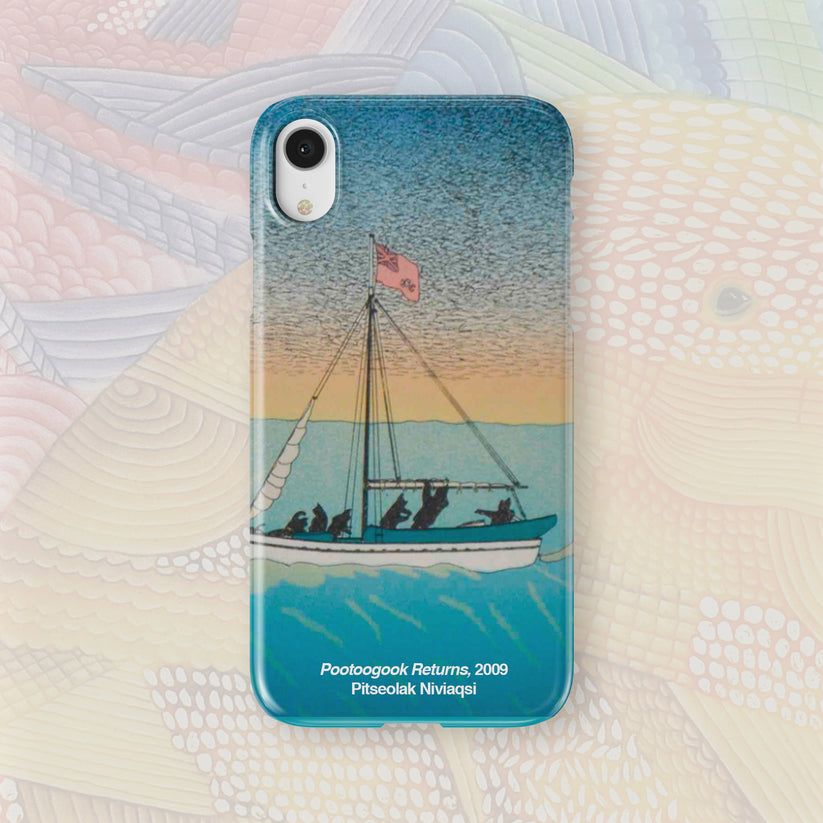 Pootogook Returns - Pitseolak Niviaqsi - iPhone Case