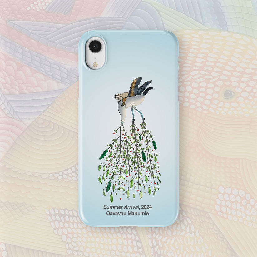 Summer Arrival - Qavavau Manumie - iPhone Case