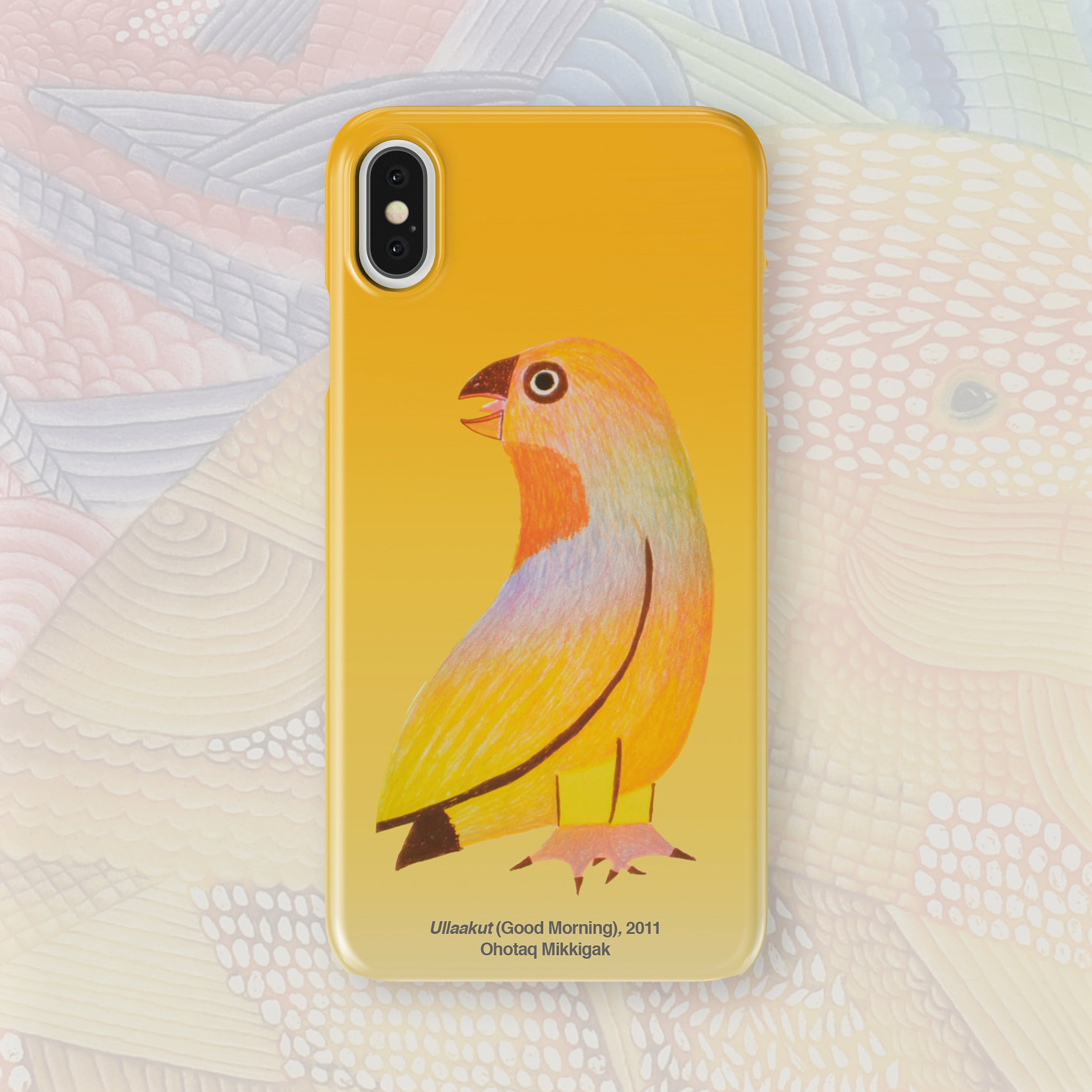 Ullaakut (Good Morning) - Ohotaq Mikkigak - iPhone Case