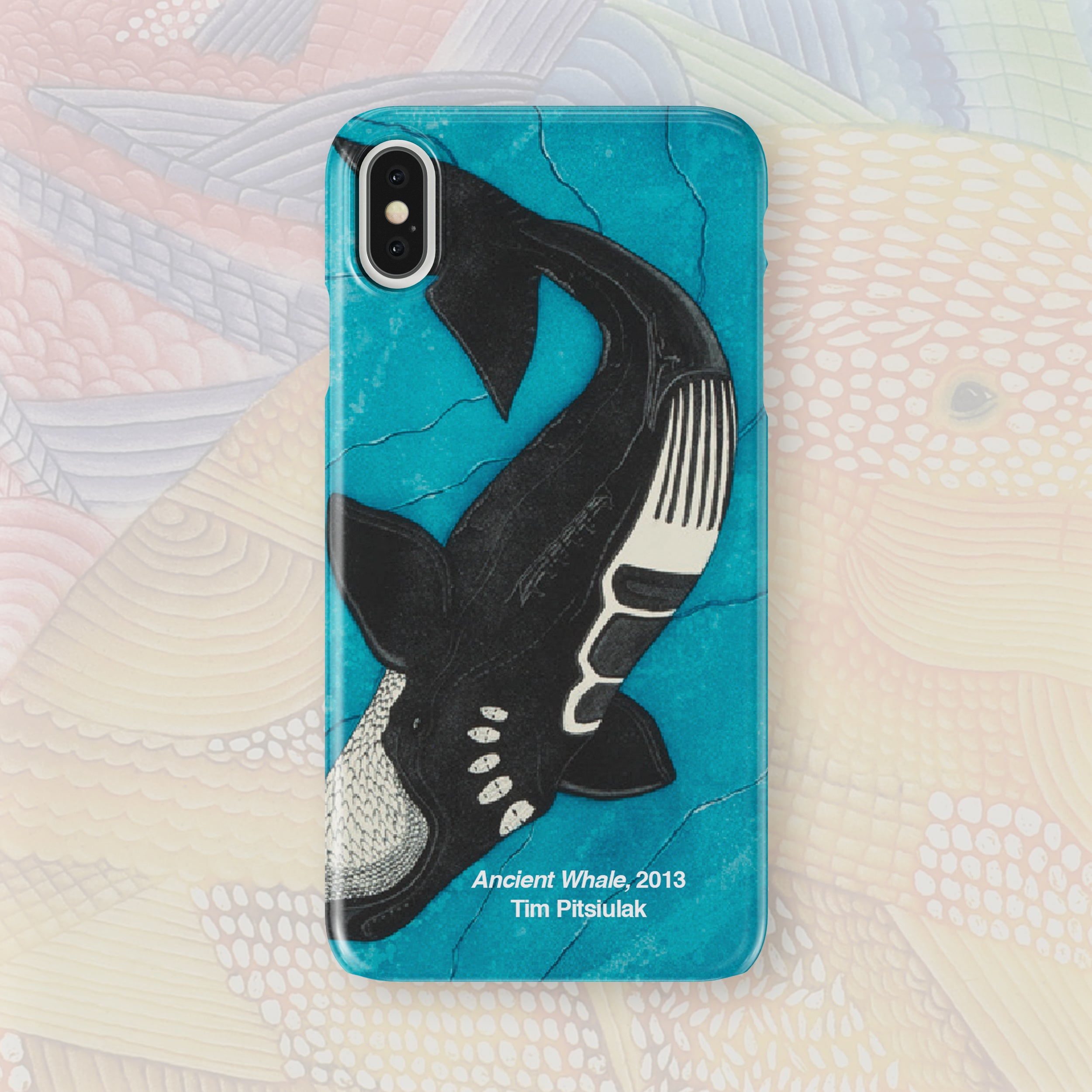 Ancient Whale - Tim Pitsiulak - iPhone Case