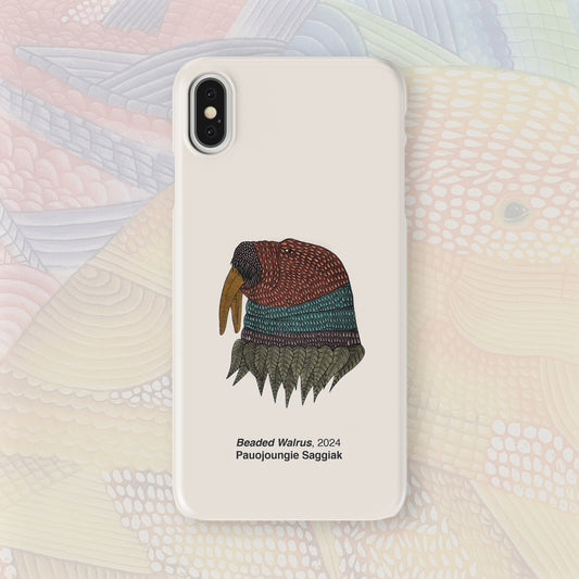 iPhone XS Max - Beaded Walrus - Pauojoungie Saggiak