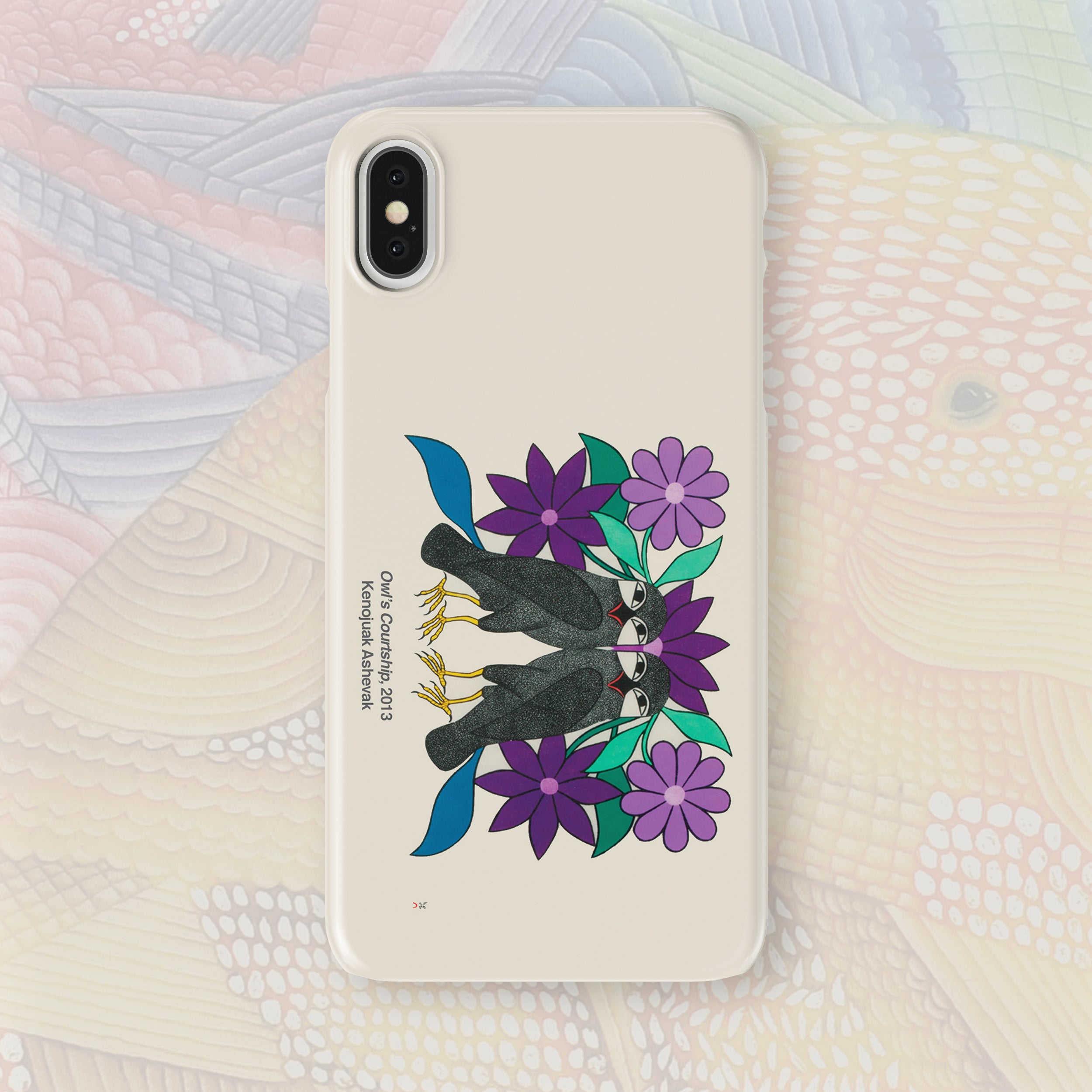 Owl’s Courtship - Kenojuak Ashevak - iPhone Case