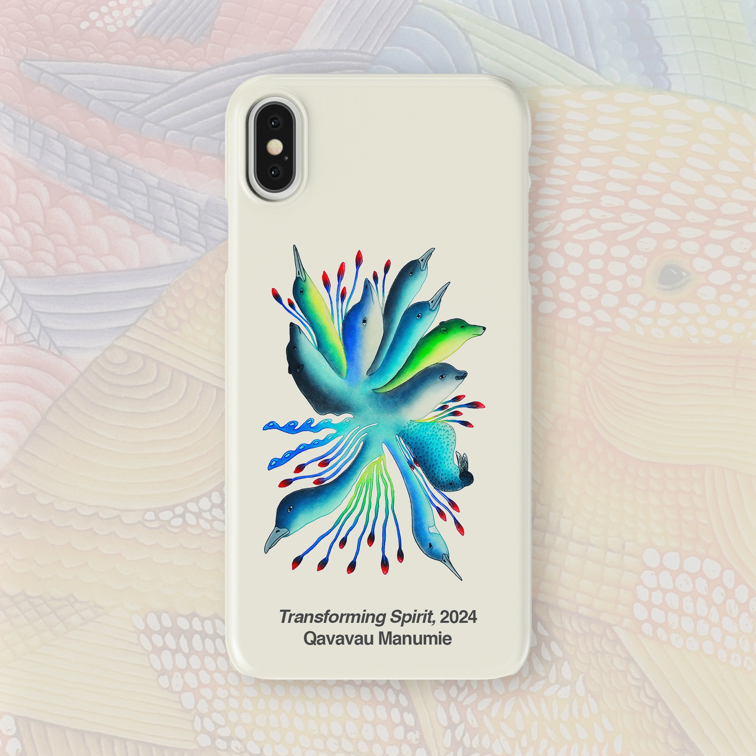Transforming Spirit - Qavavau Manumie - iPhone Case