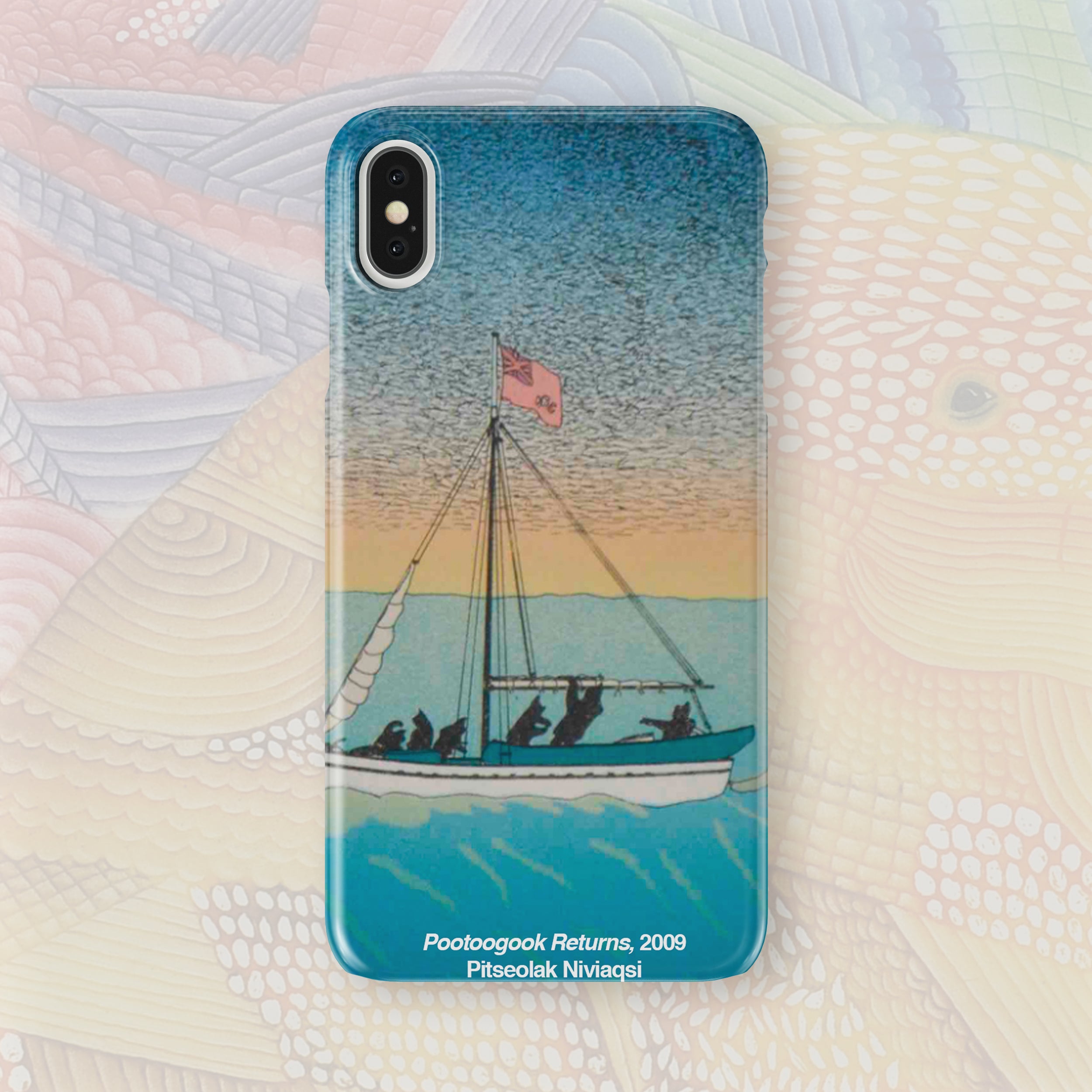 Pootogook Returns - Pitseolak Niviaqsi - iPhone Case