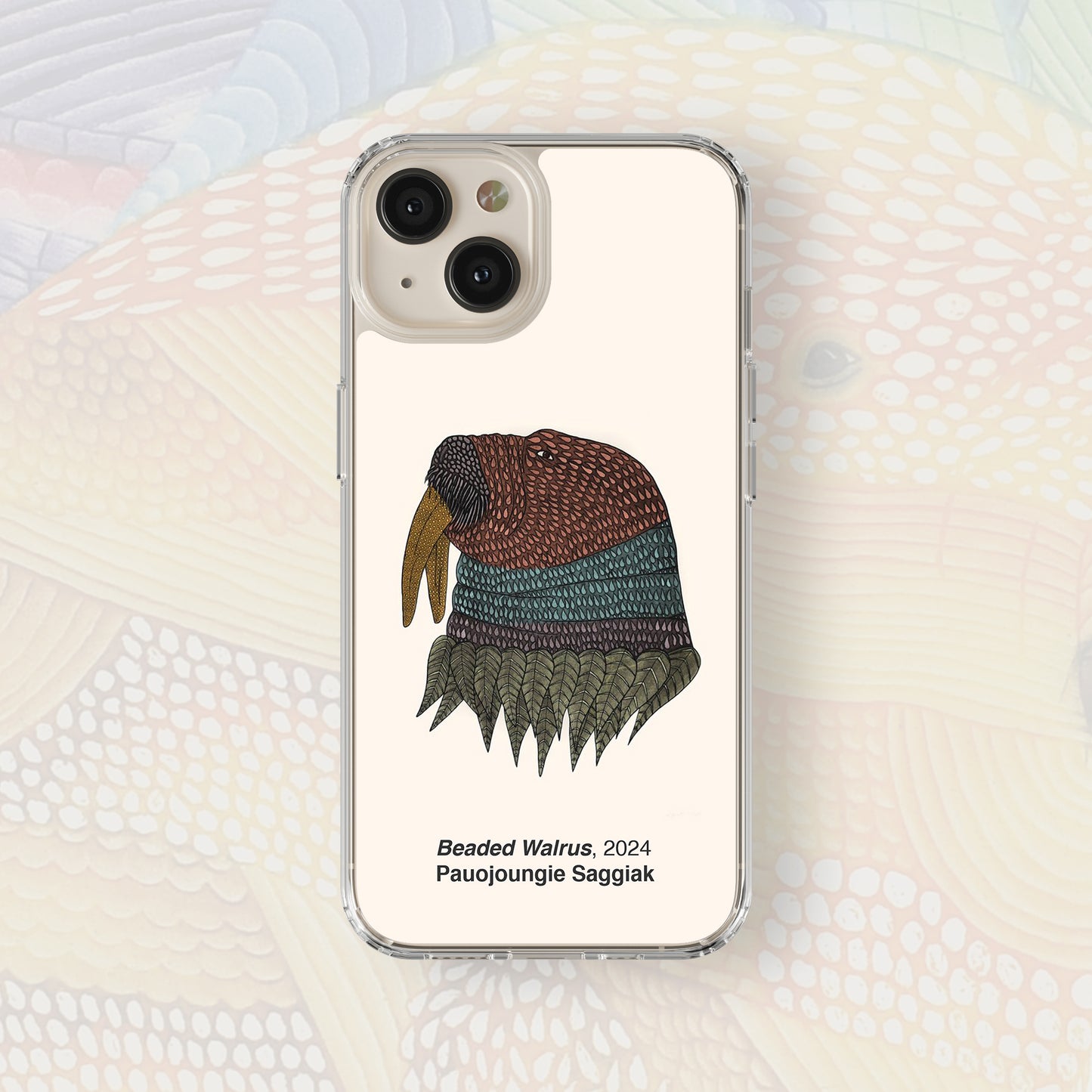 iPhone 13/14 - Nunacase - Pauojoungie Saggiak--Beaded Walrus - 2024
