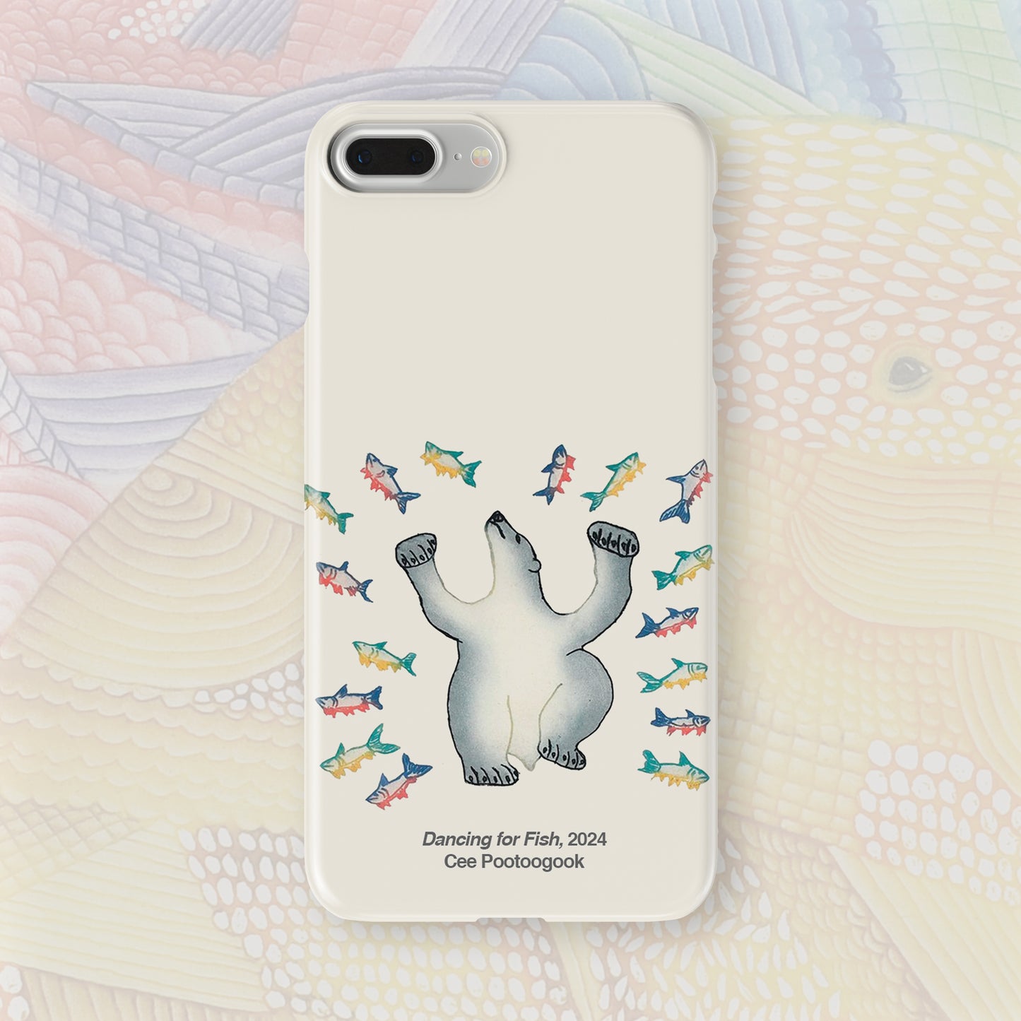 iPhone 7 Plus / 8 Plus - Nunacase - Cee Pootoogook--Dancing For Fish - 2024