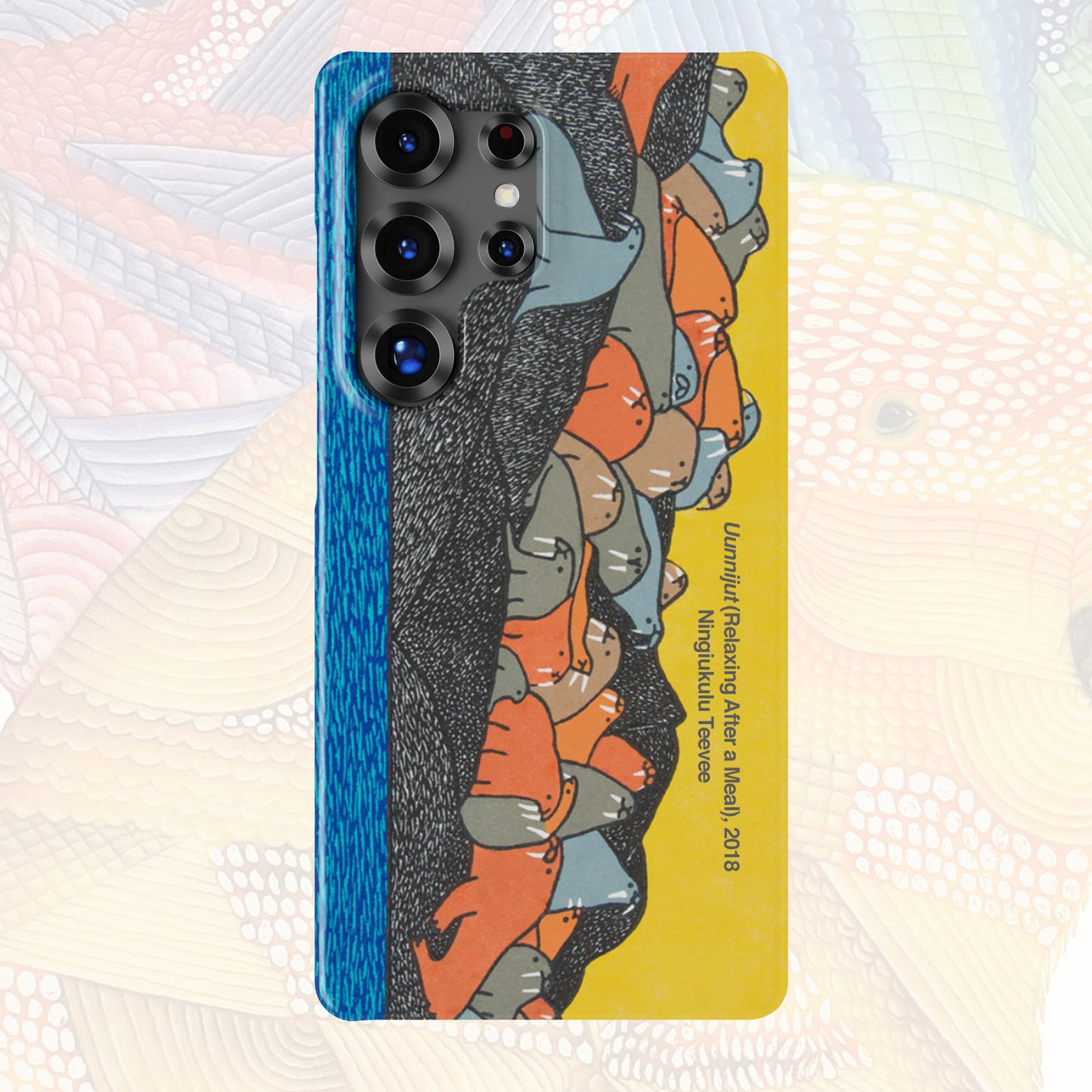 Galaxy S25 Ultra - Nunacase - Ningiukulu Teevee--Uunnijut (Relaxing After A Meal) Stonecut