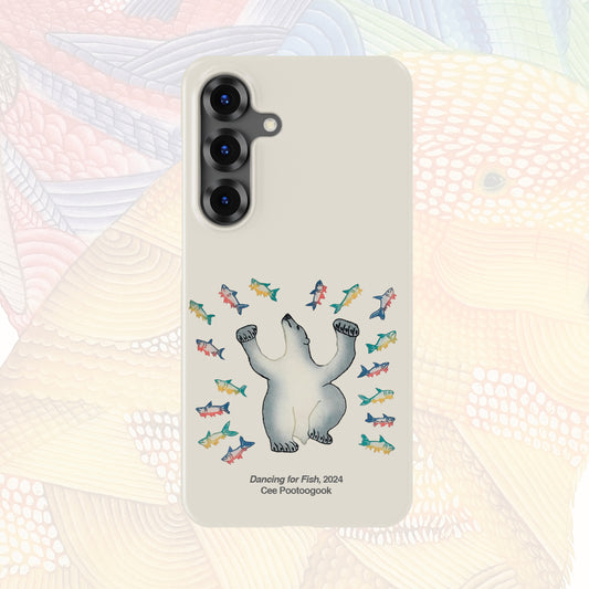 Galaxy S24/S25 - Nunacase - Cee Pootoogook--Dancing For Fish - 2024