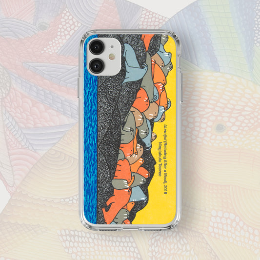 iPhone 11 - Nunacase - Ningiukulu Teevee--Uunnijut (Relaxing After A Meal) Stonecut