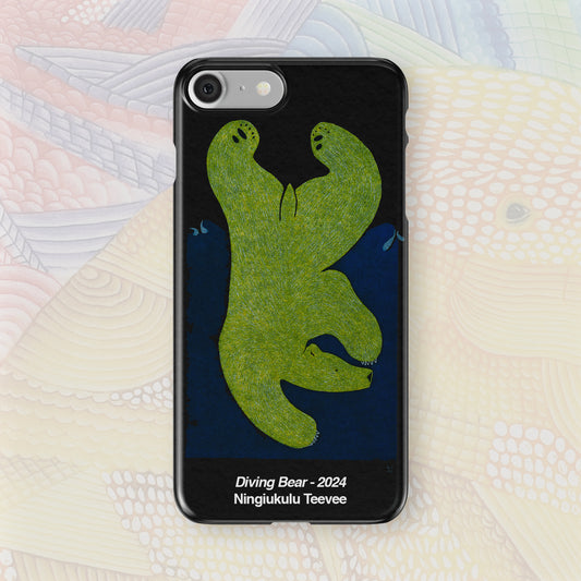 iPhone SE - Nunacase - Ningiukulu Teevee--Diving Bear