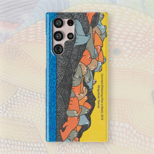 Galaxy S22 Ultra - Nunacase - Ningiukulu Teevee--Uunnijut (Relaxing After A Meal) Stonecut