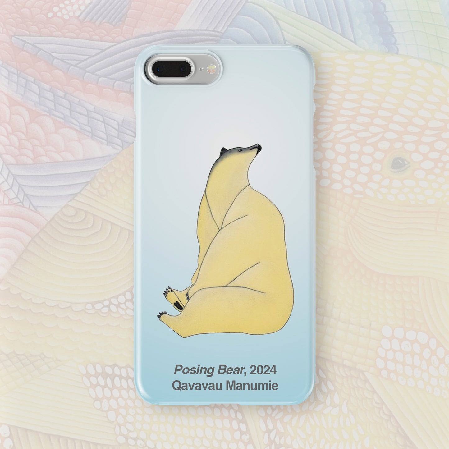 iPhone 7 Plus / 8 Plus - Nunacase - Qavavau Manumie--Posing Bear - 2024