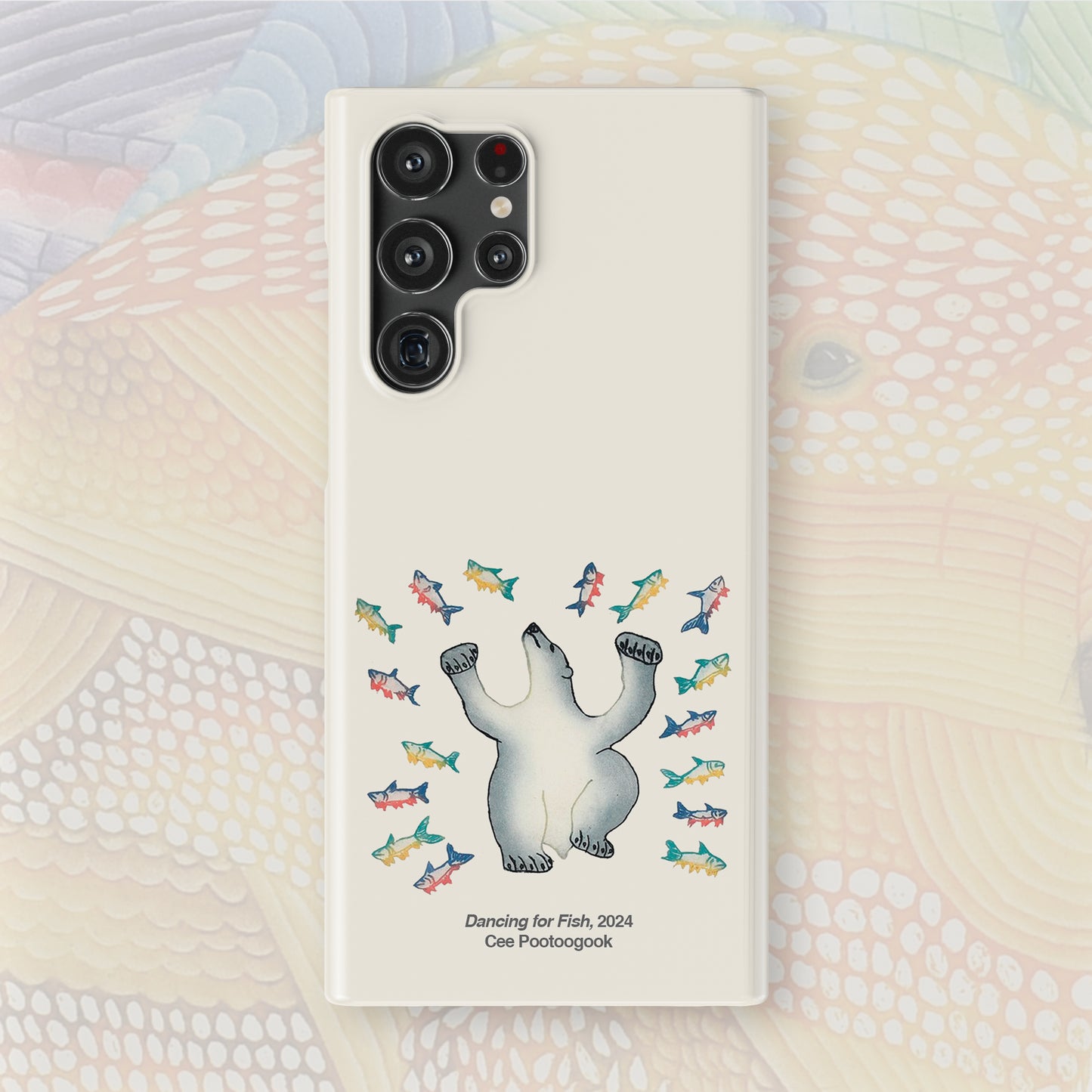 Galaxy S22 Ultra - Nunacase - Cee Pootoogook--Dancing For Fish - 2024