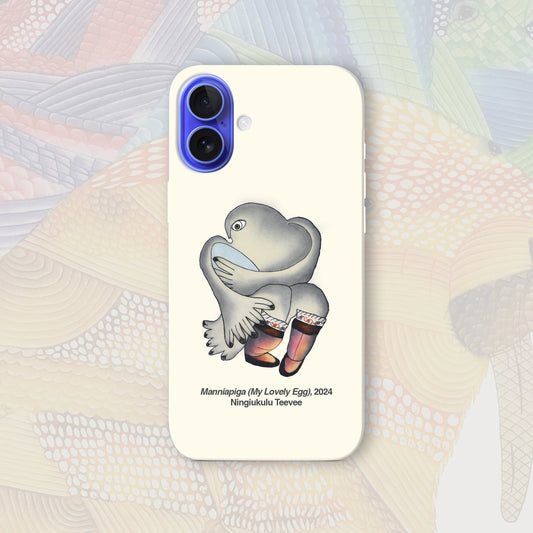 iPhone 16 - Nunacase - Ningiukulu Teevee--Manniapiga (My Lovely Egg)