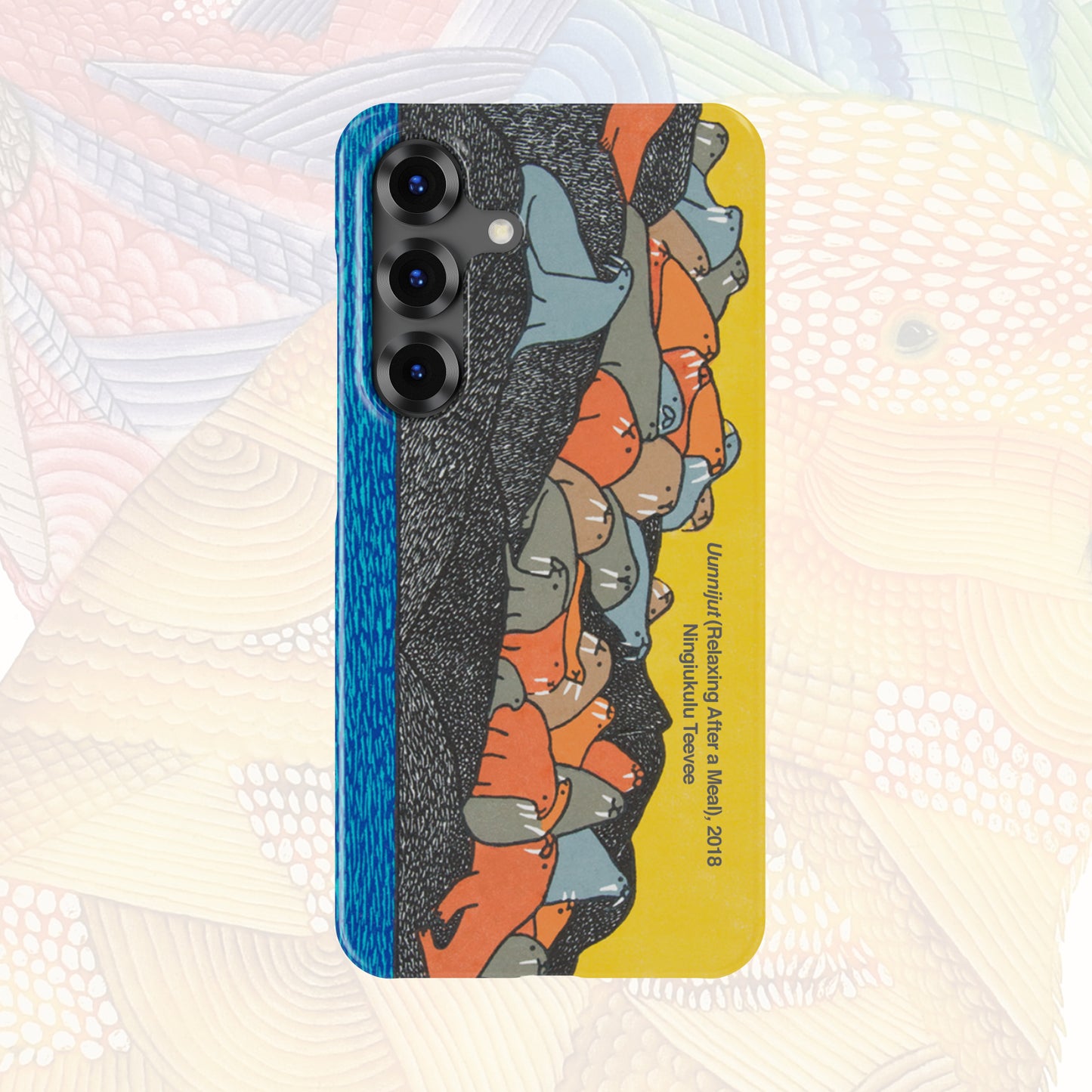 Galaxy S24+/S25+ - Nunacase - Ningiukulu Teevee--Uunnijut (Relaxing After A Meal) Stonecut