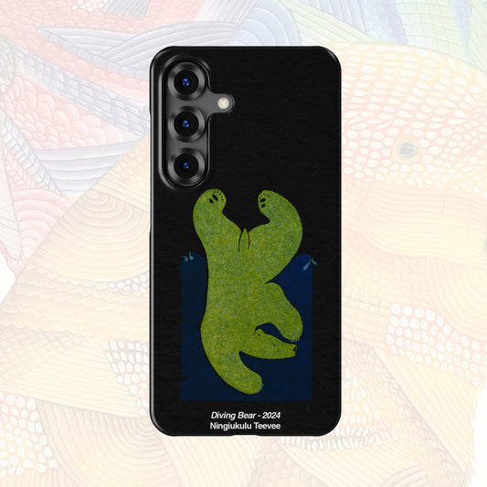 Galaxy S24/S25 - Nunacase - Ningiukulu Teevee--Diving Bear - 2024