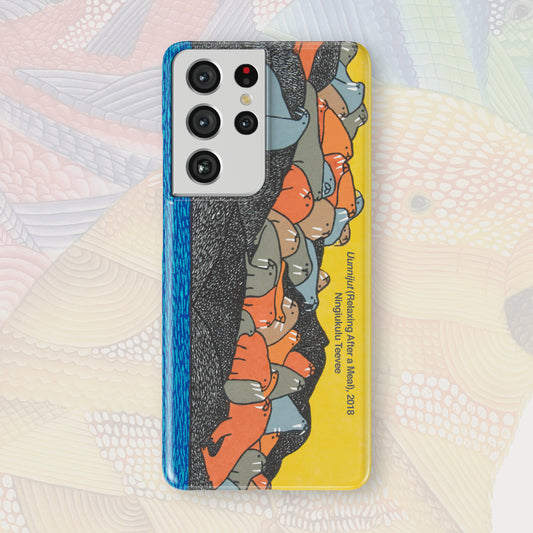 Galaxy S21 Ultra - Nunacase - Ningiukulu Teevee--Uunnijut (Relaxing After A Meal) Stonecut
