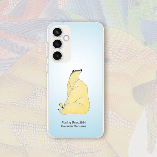 Galaxy S23 FE - Nunacase - Qavavau Manumie--Posing Bear - 2024