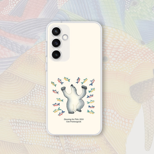 Galaxy S23 FE - Nunacase - Cee Pootoogook--Dancing For Fish - 2024
